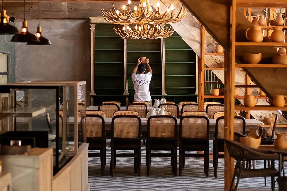 The Wine Garden bakery and dining room